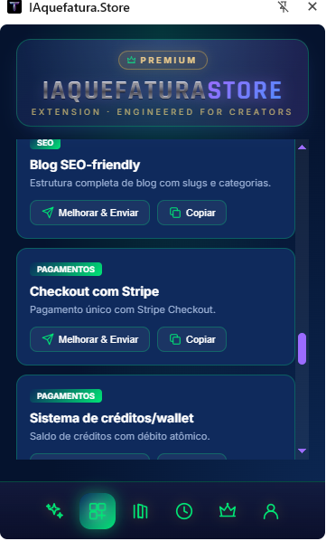 SEO & Pagamentos